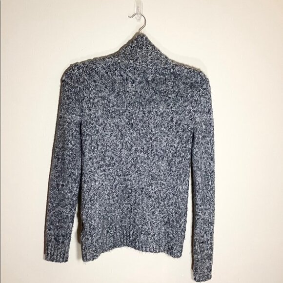 TOMMY HILFIGER HEATHERED ZIP UP CARDIGAN - Picture 3 of 5